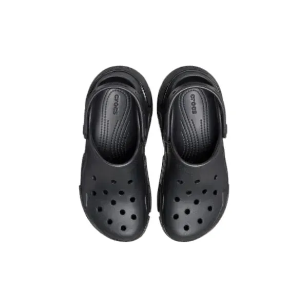 כפכפי פלטפורמה קלוג באבל קראש קרוקס שחורות Crocs 210061-0WC Bubble Crush Clog Triple Black