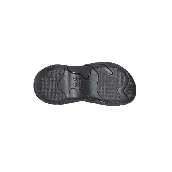 כפכפי פלטפורמה קלוג באבל קראש קרוקס שחורות Crocs 210061-0WC Bubble Crush Clog Triple Black