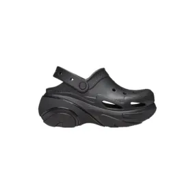 כפכפי פלטפורמה קלוג באבל קראש קרוקס שחורות Crocs 210061-0WC Bubble Crush Clog Triple Black