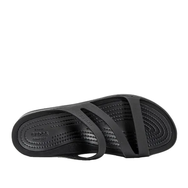 כפכפי קרוקס לנשים Crocs Swiftwater Sandal 203998-060 Black