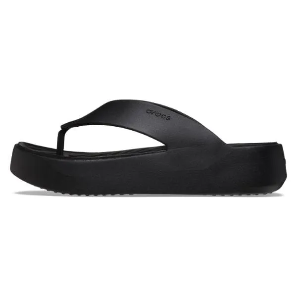 קפקפי קרוקס פלטפורמה לנשים Crocs W Getaway Platform Flip-Black 209410-001