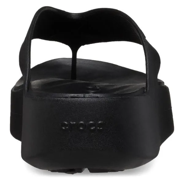 קפקפי קרוקס פלטפורמה לנשים Crocs W Getaway Platform Flip-Black 209410-001