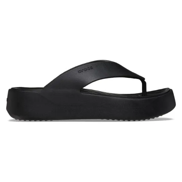 קפקפי קרוקס פלטפורמה לנשים Crocs W Getaway Platform Flip-Black 209410-001