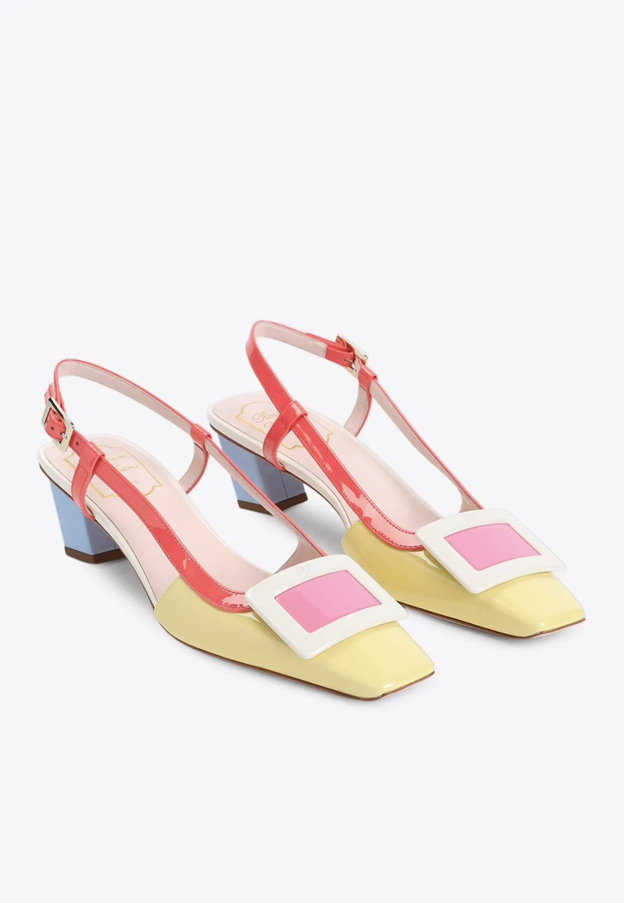 45 Lacquered Buckle Pumps