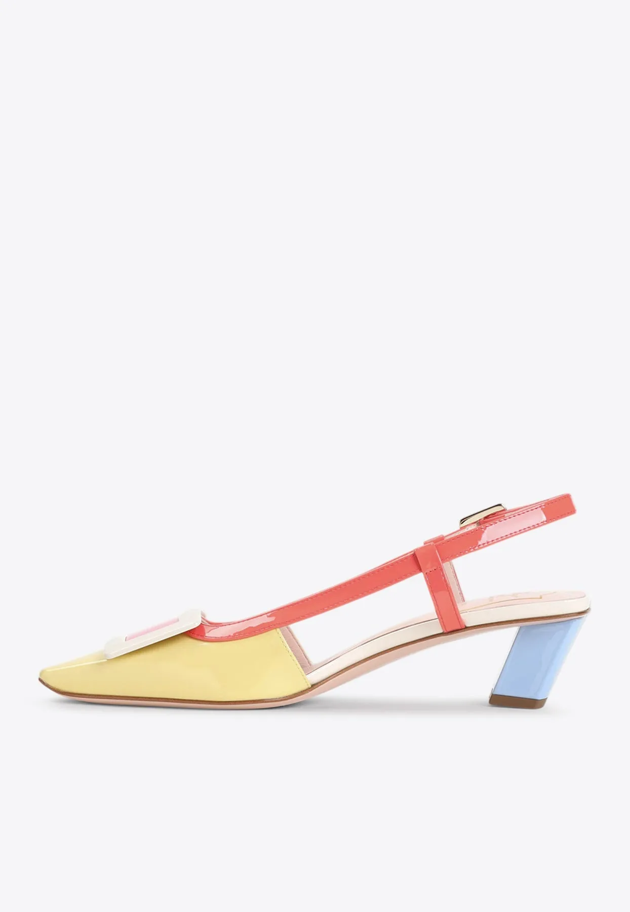 45 Lacquered Buckle Pumps