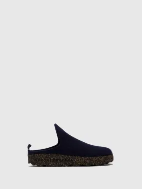 AsPortuguesas Women's Come L Slip-On Casual Mules Tweed Felt 902 Navy