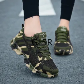 Camouflage Women Breathable Casual Shoes