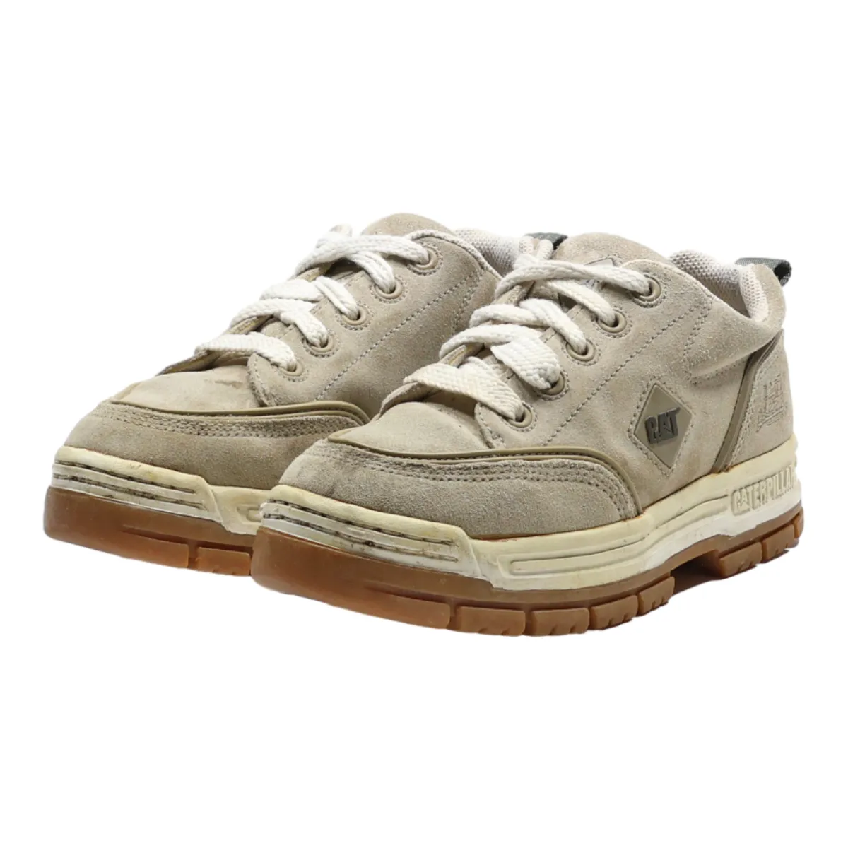 CATERPILLAR Hiking Boots Grey Suede Mens UK 6