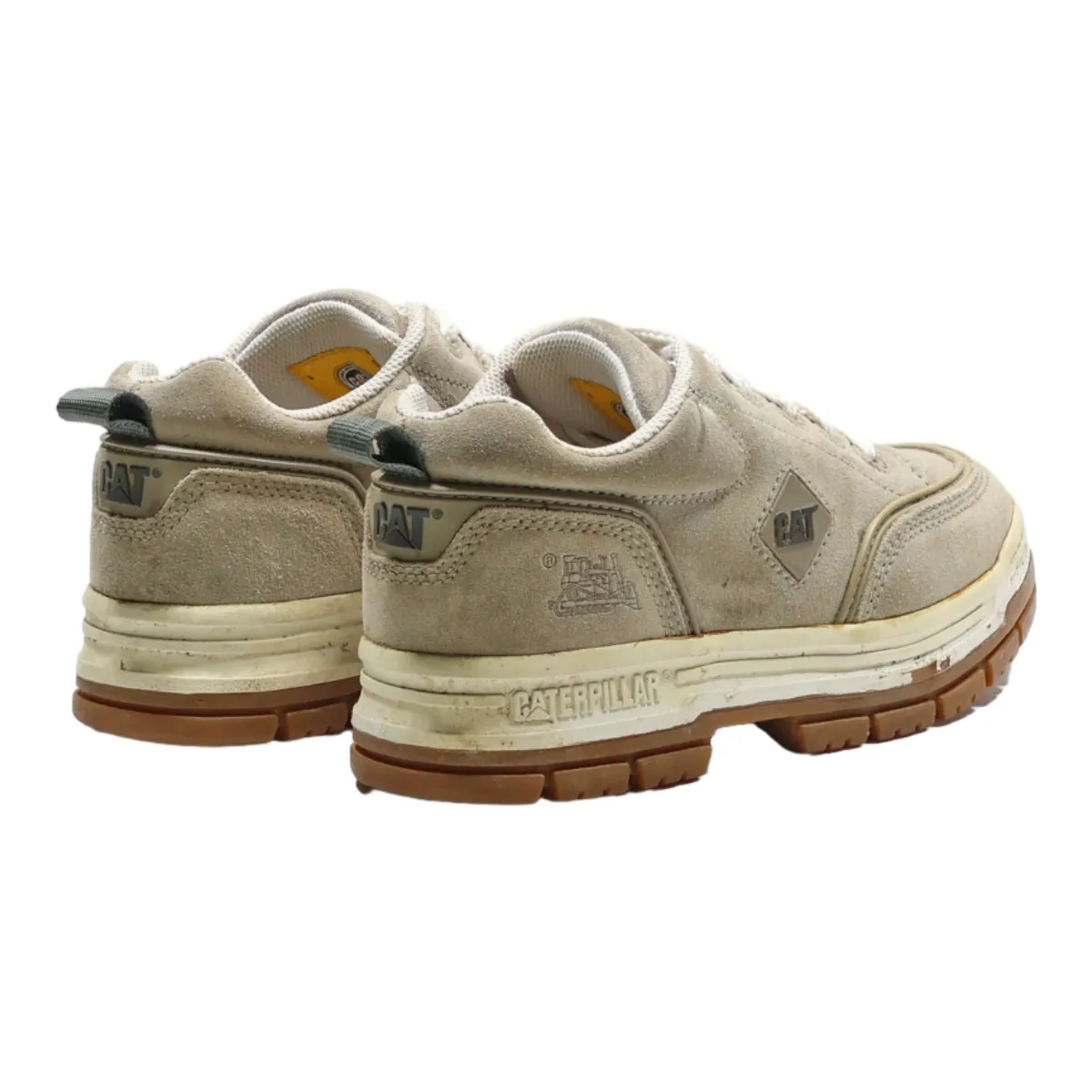 CATERPILLAR Hiking Boots Grey Suede Mens UK 6