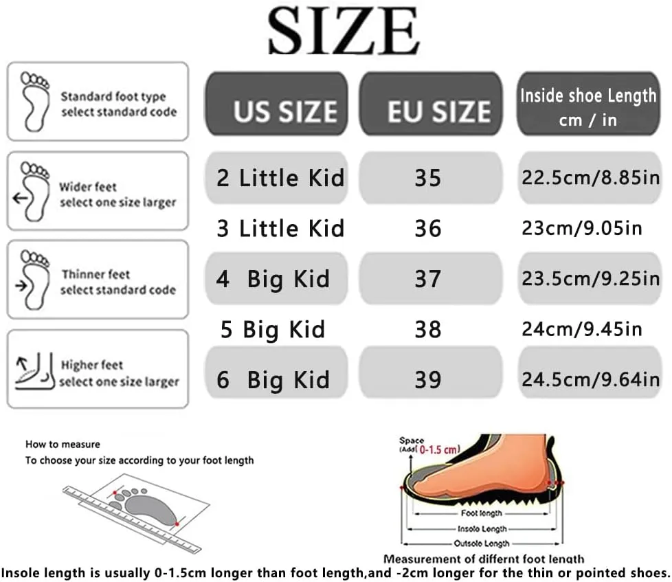 Clogs for Kids Slippers Casual Sandals Shoes Slip on Adjustable Clog Sandals Big Kid Comfortable Girl's Mules & Clogs for Outdoor Indoor Little Kid