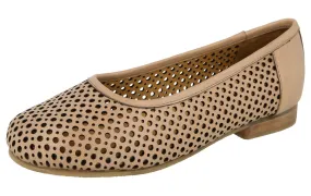 DB Wider Fit Women's Emmental Leather Pump Shoes Nude Pink
