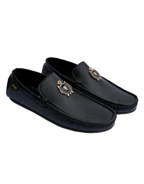 EX-8010-Black-Men Driving Moccasins