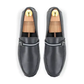 FHS Logo & Strip Moccasins - Black