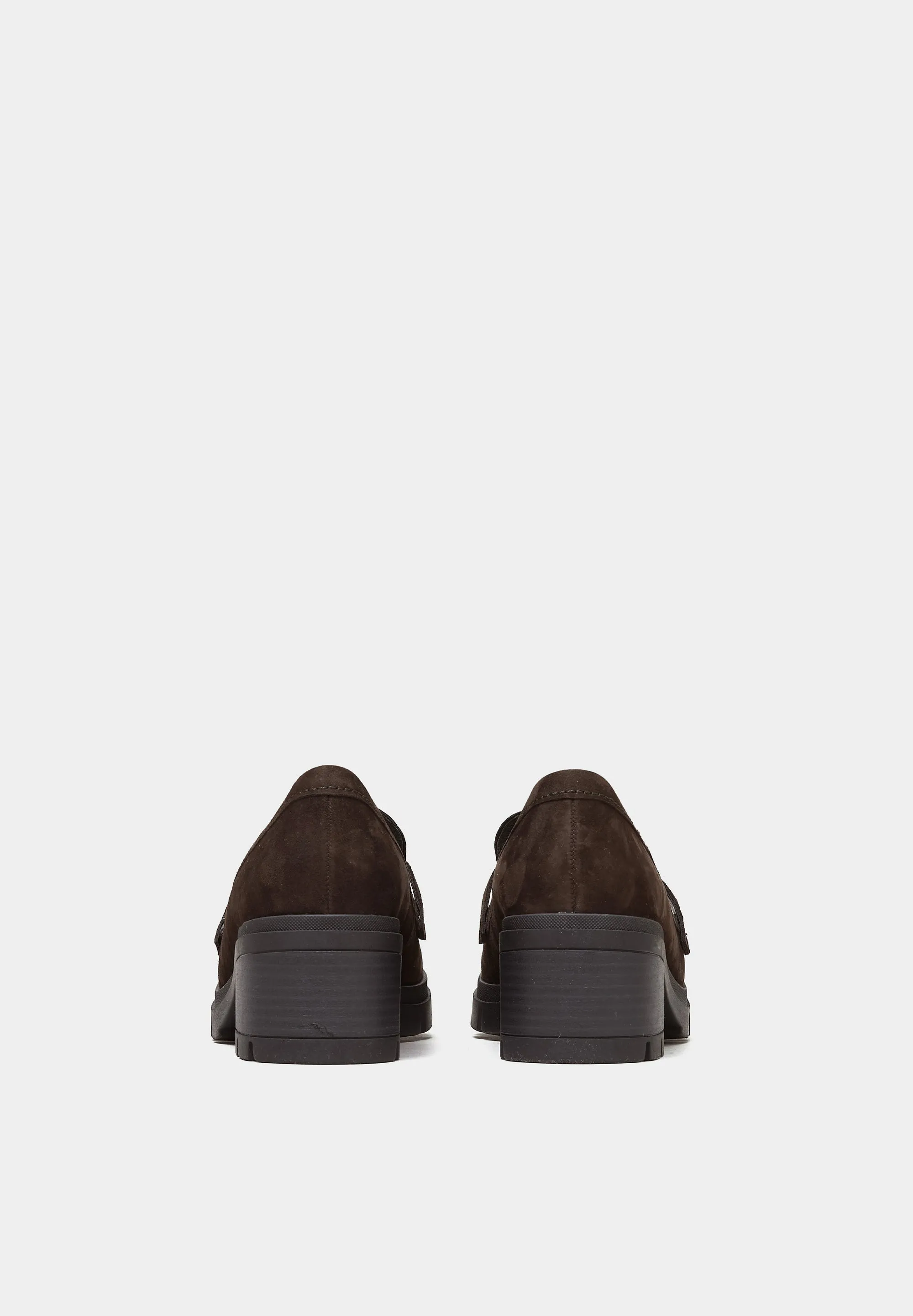 Gabor-Suede Loafers (MID) Mocha Suede