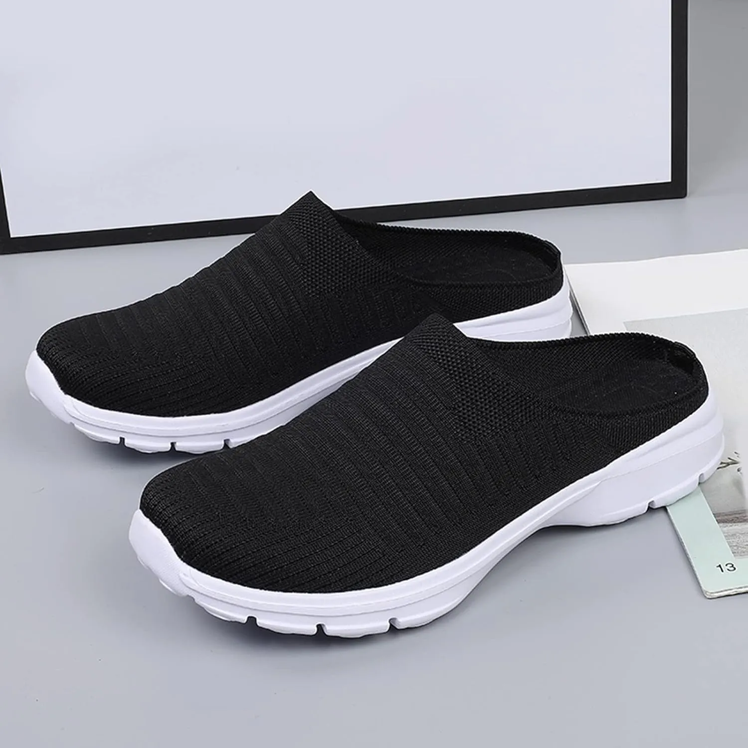 Mens Slippers with Arch Support Casual Mules Running Shoes for Men Boots Casual Shoes Trendy White Sneakers Red Tennis Shoe Loafers Dress Shoe