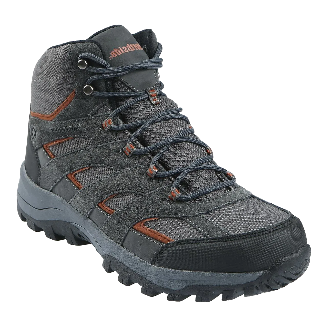 North Side Men's Gresham Waterproof Grey Hiking Boots 318123M987