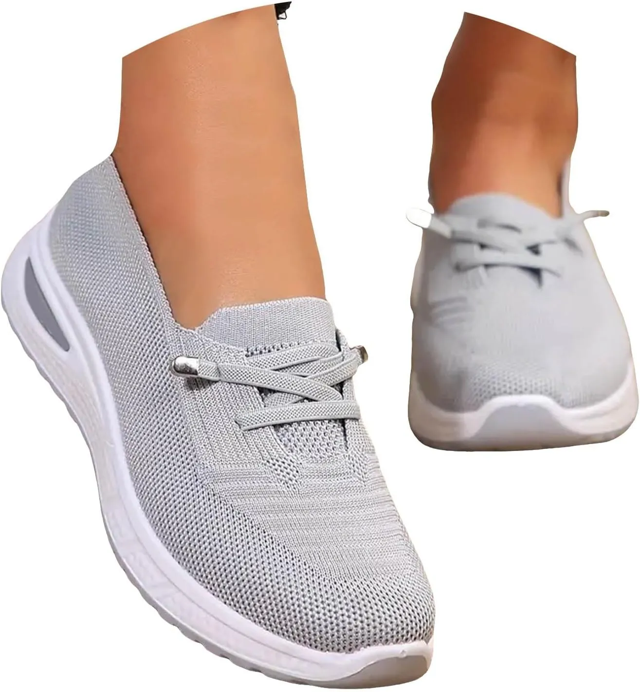 Orthopedic Shoes for Women, Women's Slip On Walking Shoe Comfortable Arch Support Non-Slip Sneakers Comfortable Shoes