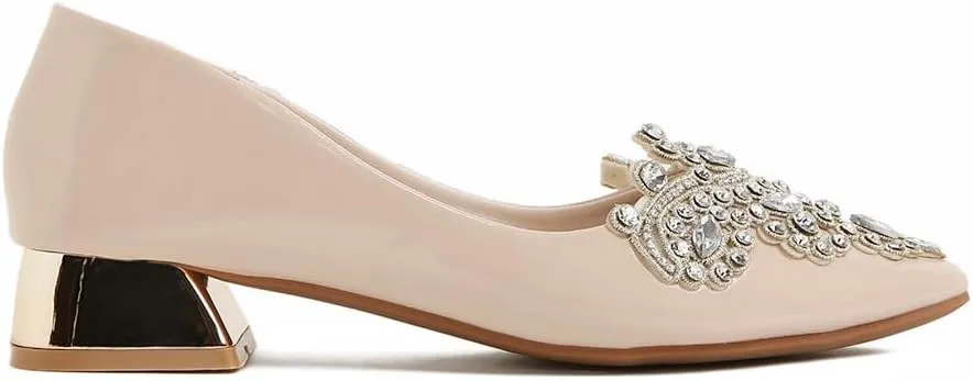 Pumps Shoes Women Rhinestone Pointed Head Pumps Comfortable Soft Memory Foam Insole Pumps Shoes for Women Comfortable Dress Shoes