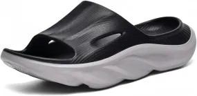 Recovery Slides for Men and Women - Orthopedic Sandals with Arch Support & Thick Cushion, Plantar Fasciitis Slippers, Lightweight Non-Slip Slides for Post-Workout Recovery