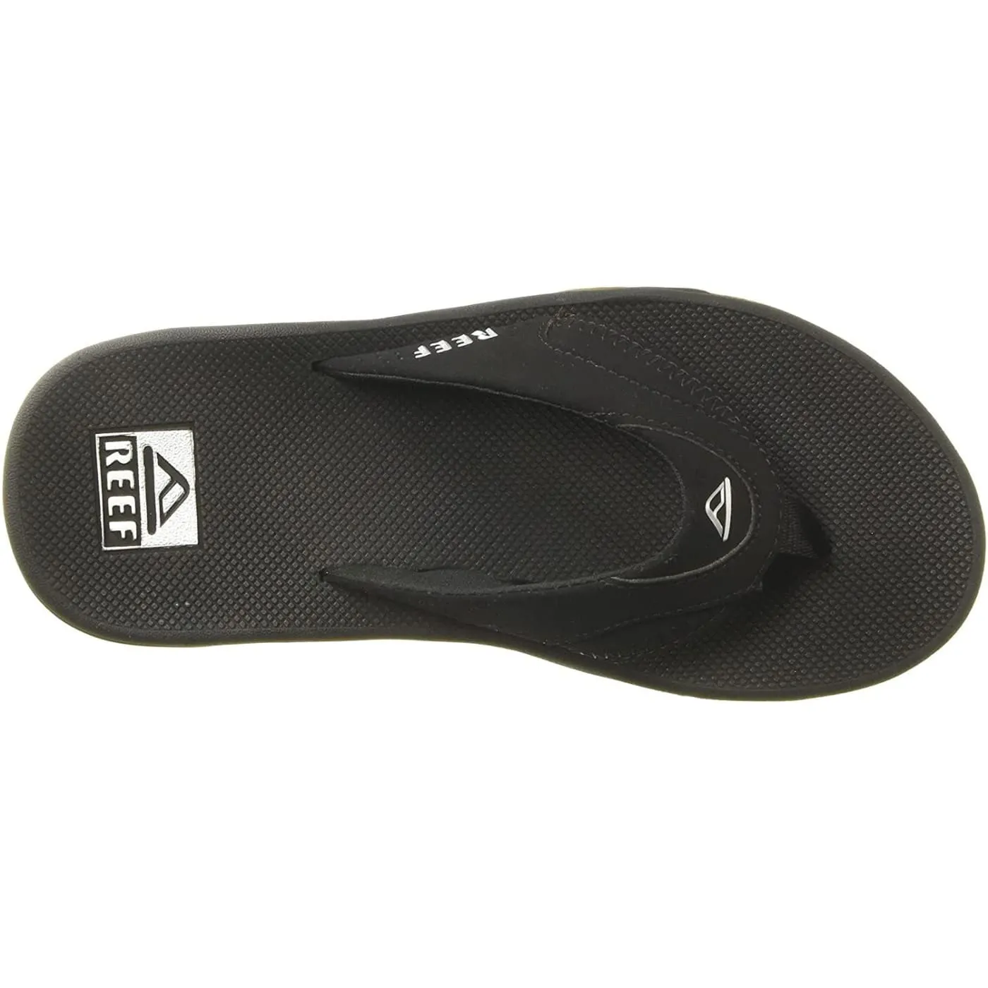 Reef Fanning Black Silver Mens Airbag Sandals Flip Flops