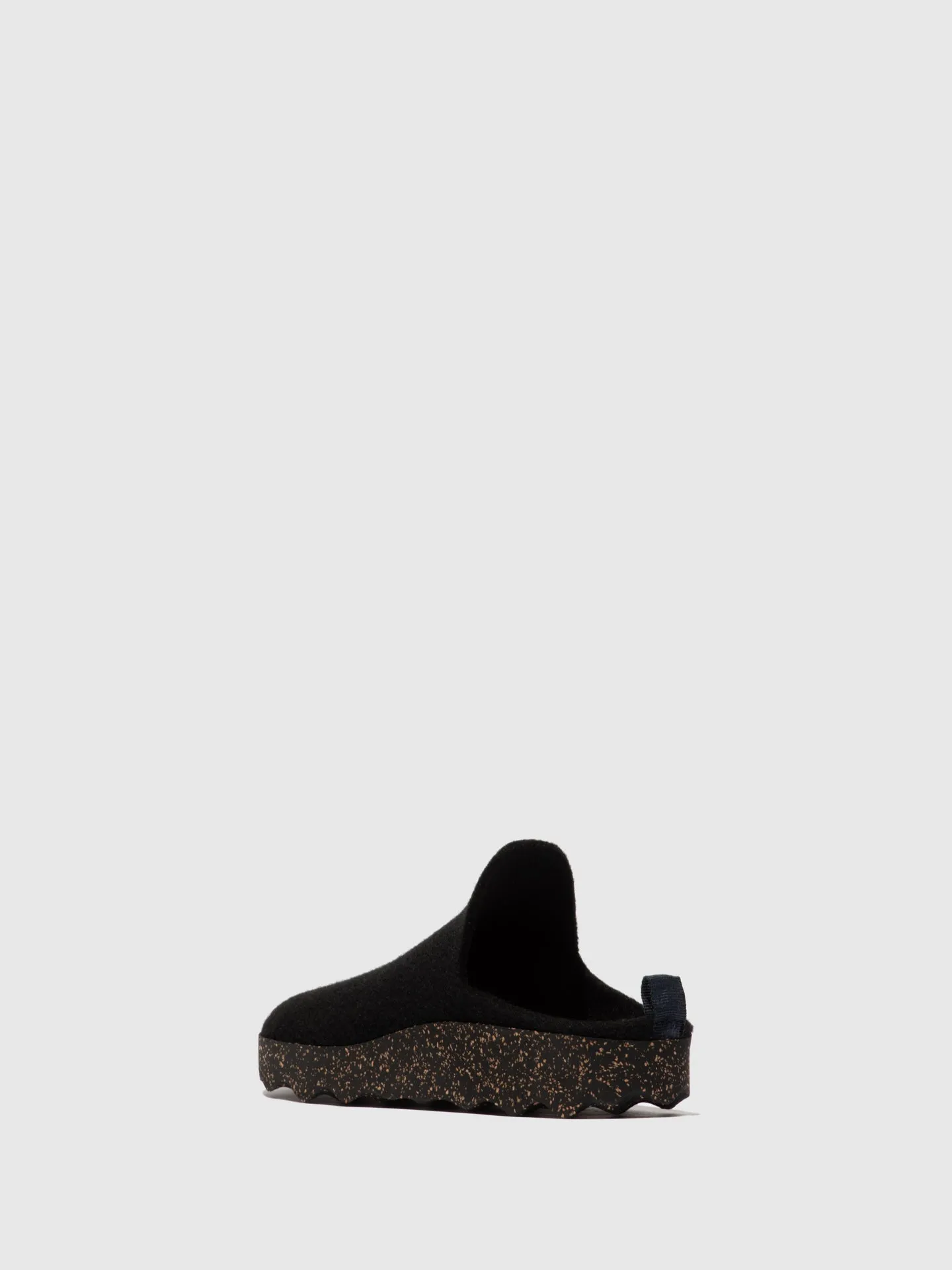 Round Toe Mules COME Black