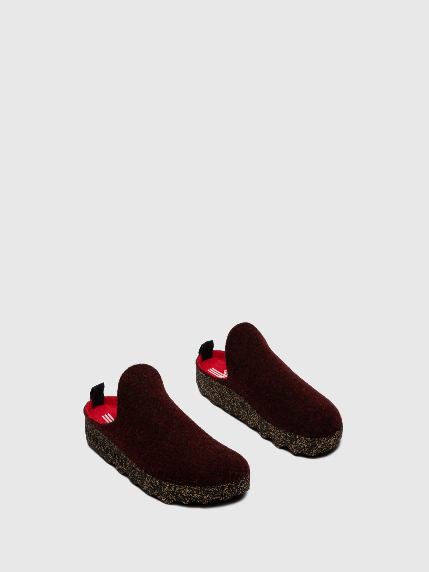 Round Toe Mules COME Merlot