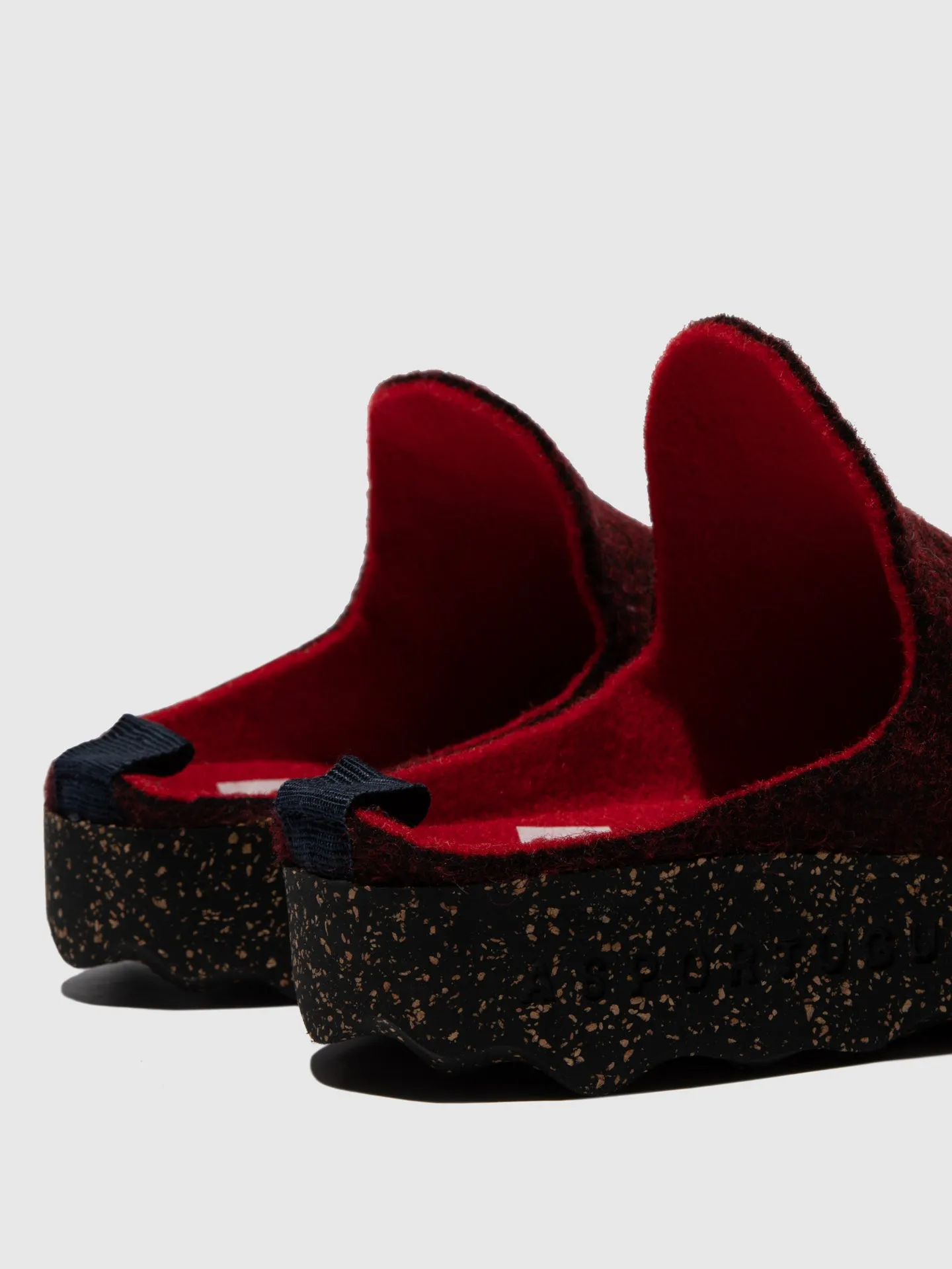 Round Toe Mules COME Merlot