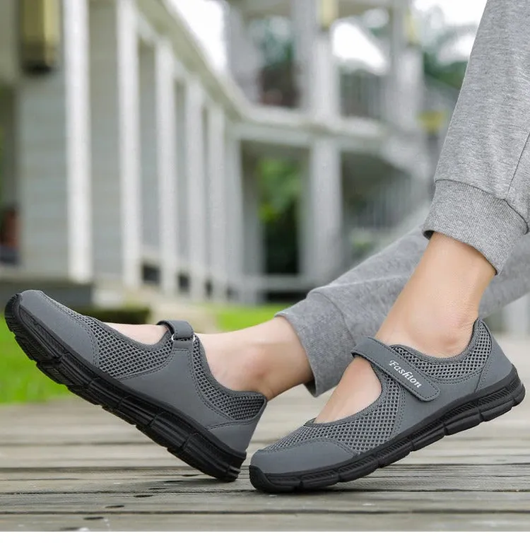 Super Light Women Breathable Flat Shoes - Casual Sneakers