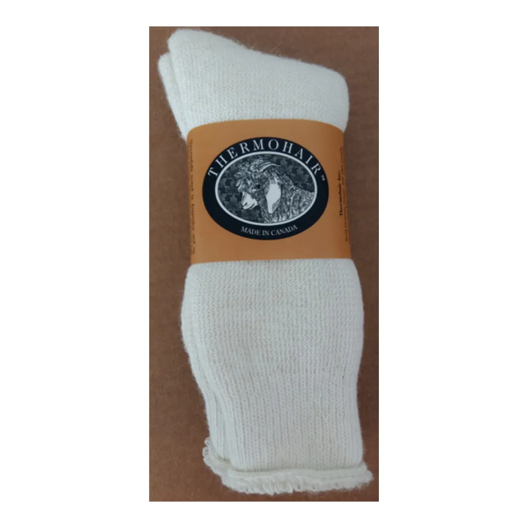 Thermohair Men's Socks Crew Cream Medium