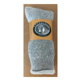 Thermohair Men's Socks Crew Grey Small