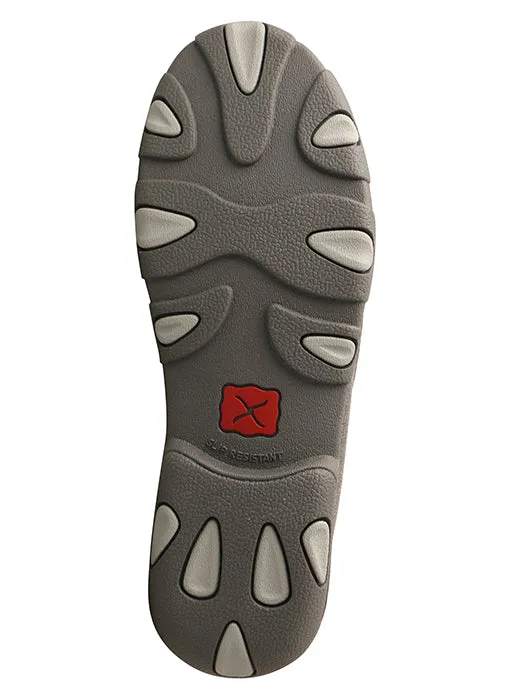 Twisted X Women's Boat Shoe Driving Moc-Grey/Multi