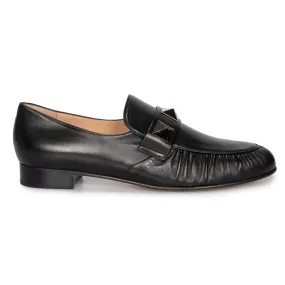 Valentino Macro Stud Loafers in Black