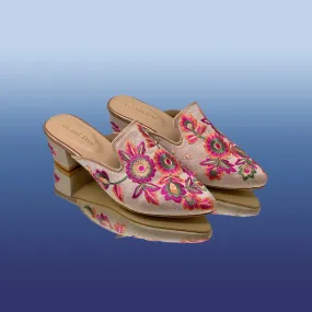 Vibrant Embroidered Heels