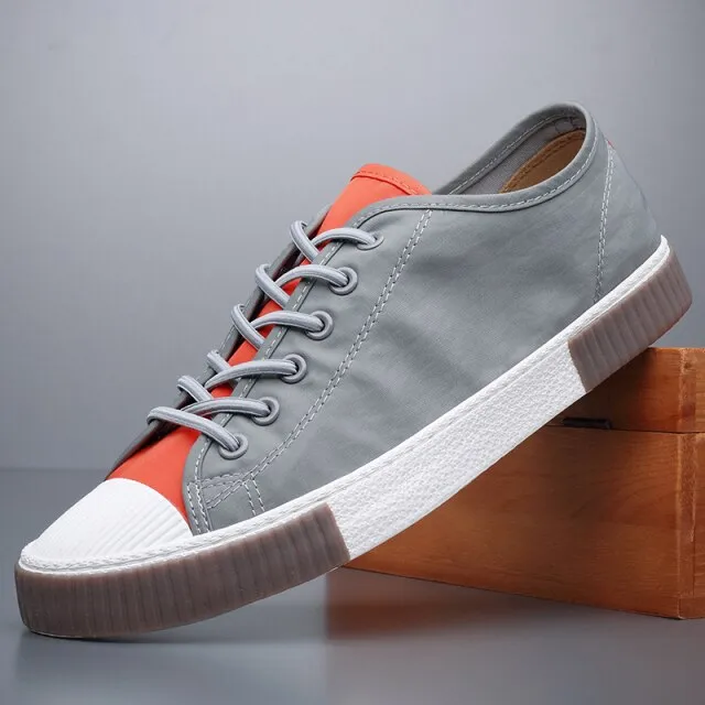 Vulcanized Fashion Breathable Sewing Shoe