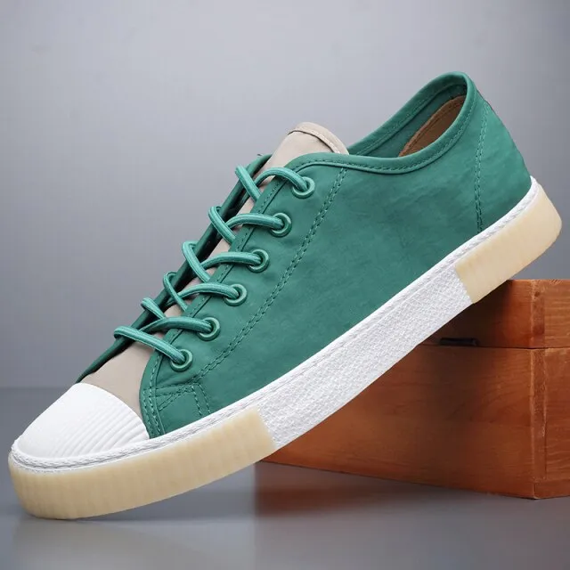 Vulcanized Fashion Breathable Sewing Shoe