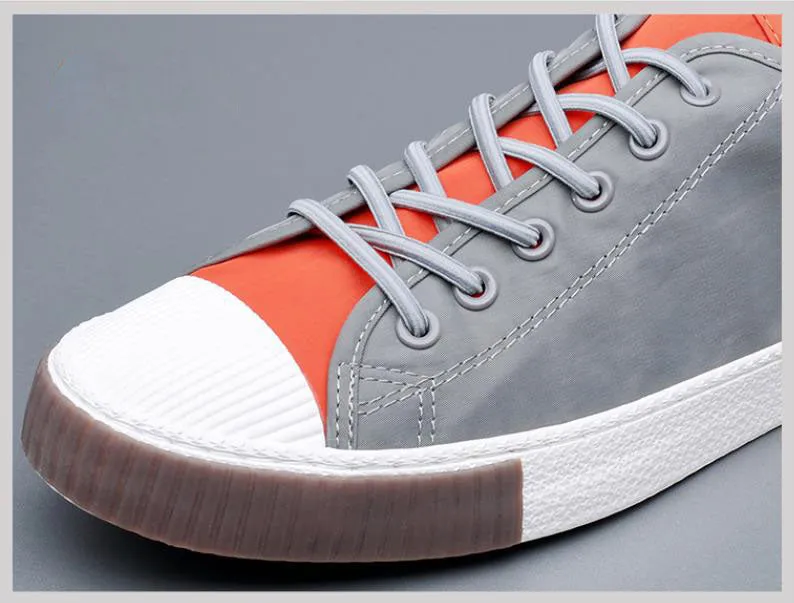 Vulcanized Fashion Breathable Sewing Shoe
