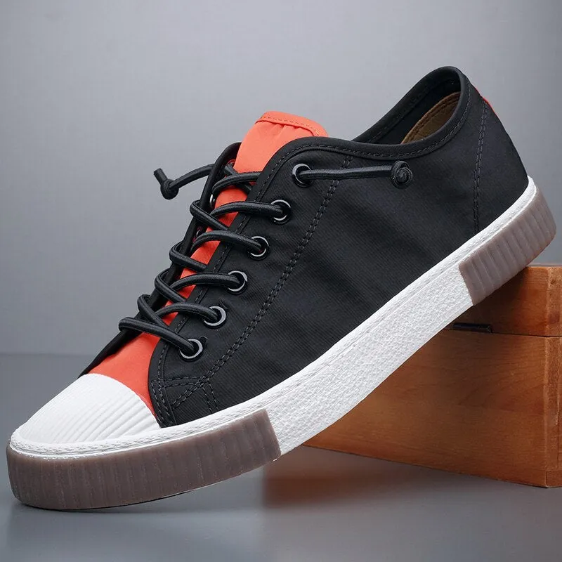 Vulcanized Fashion Breathable Sewing Shoe