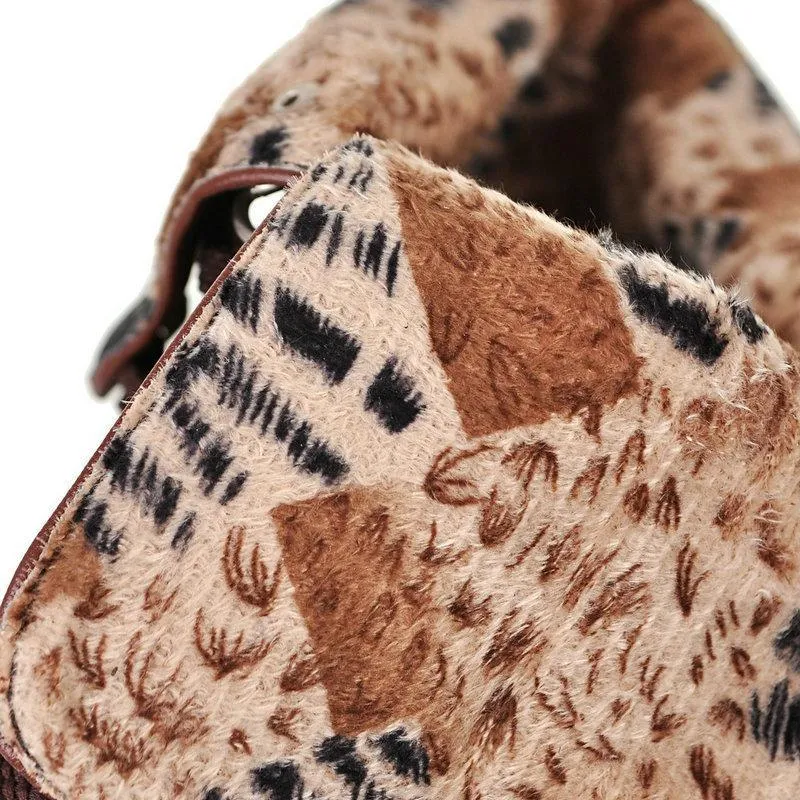 Women fashion lace up platform chunky high heel boots