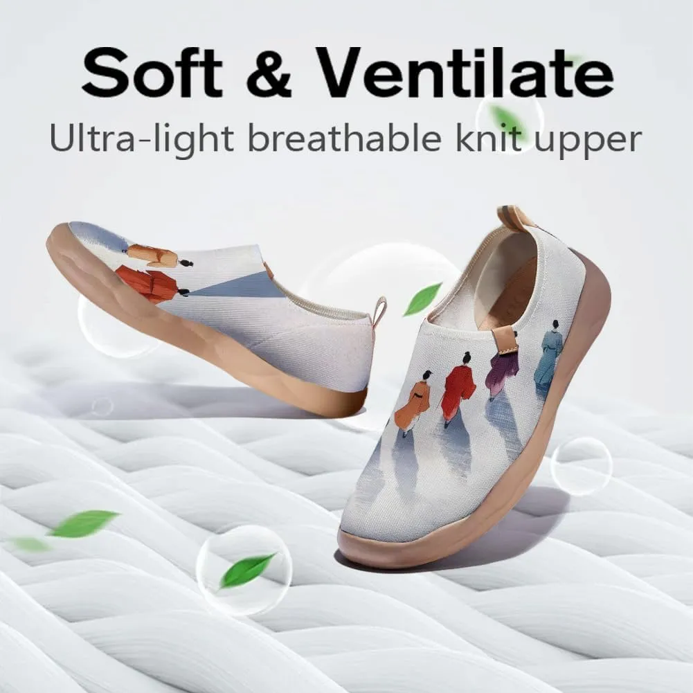 Women's Art Travel Shoes Slip-on Casual and Comfortable Loafers Light and Comfortable Fashionable Sneakers