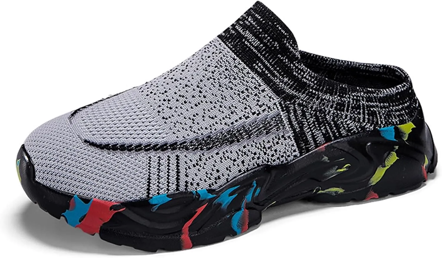 Women's Backless Slip on Mesh Sneakers Shoes Womens Tennis Shoes Arch Support Casual Shoes Trendy Men's Fashion Sneakers Steel Toe Tennis Shoe Loafers Shoe
