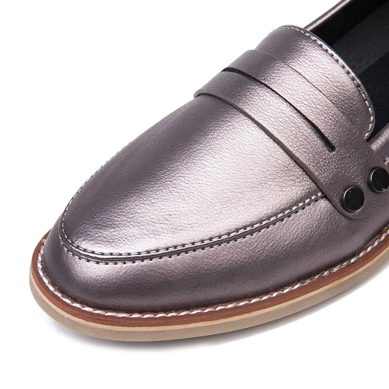 Women's Spring/Autumn Casual Round Toe Loafers