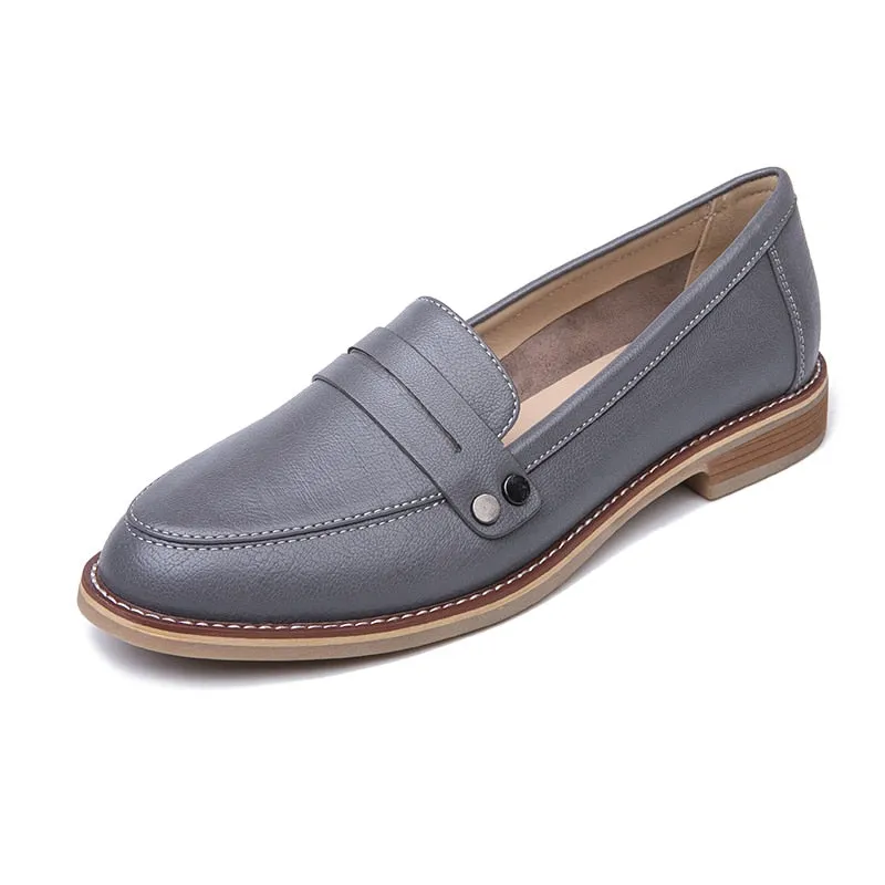 Women's Spring/Autumn Casual Round Toe Loafers