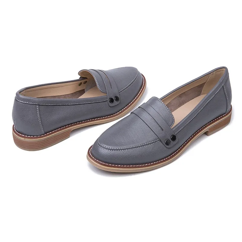 Women's Spring/Autumn Casual Round Toe Loafers