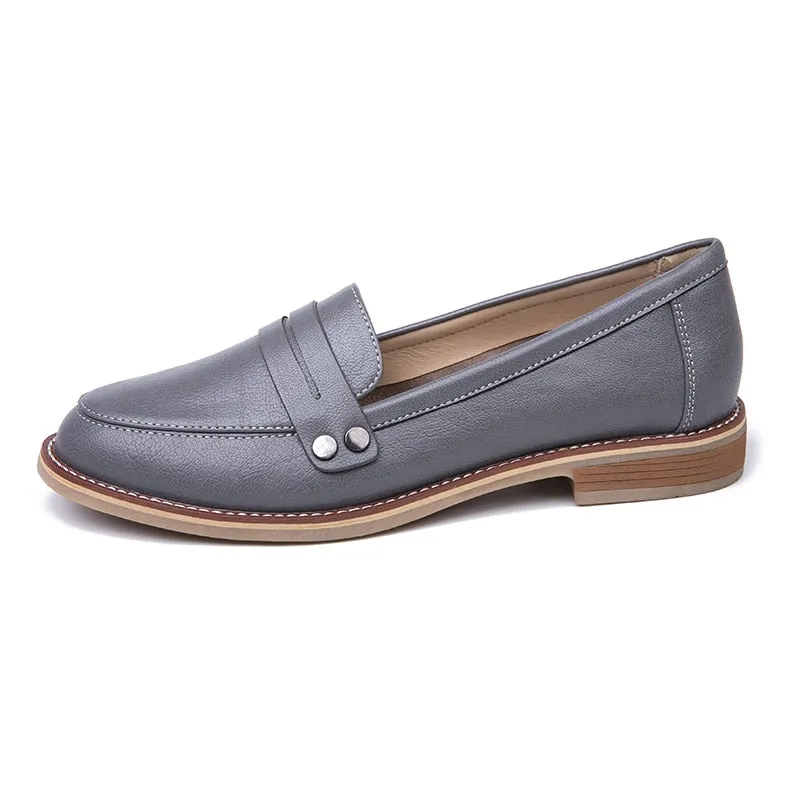 Women's Spring/Autumn Casual Round Toe Loafers