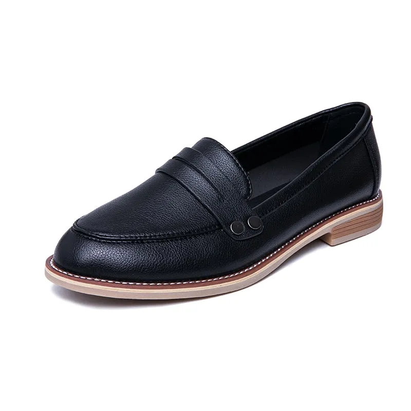 Women's Spring/Autumn Casual Round Toe Loafers