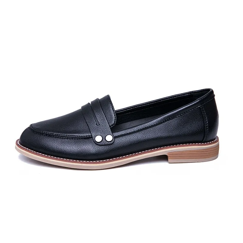 Women's Spring/Autumn Casual Round Toe Loafers
