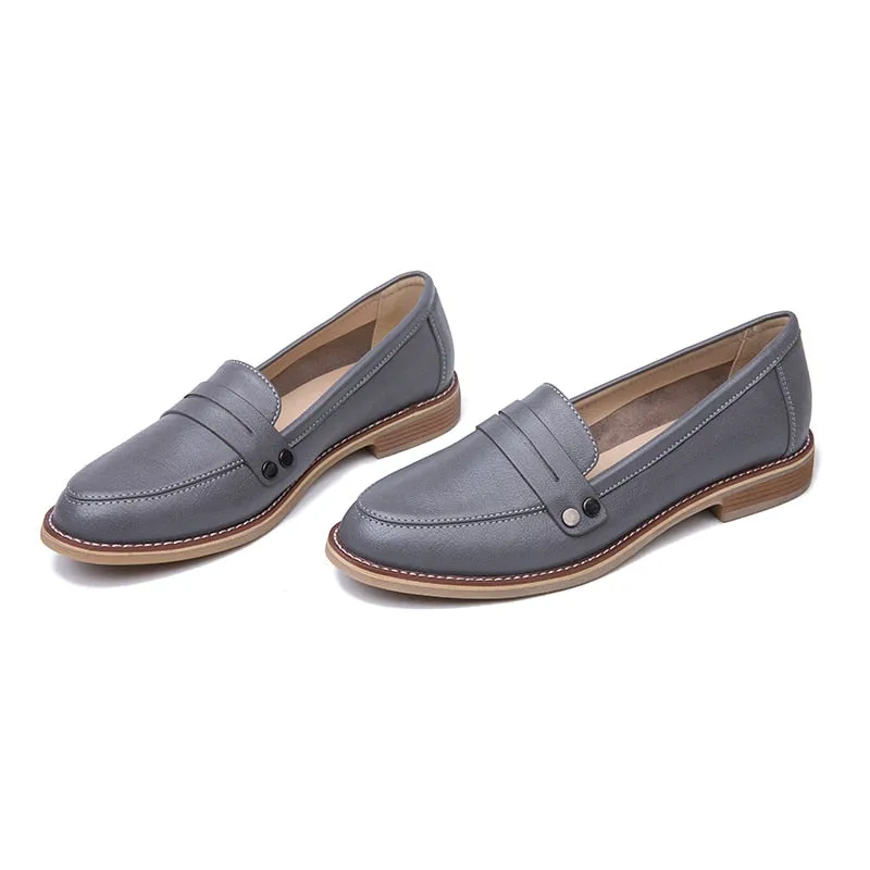 Women's Spring/Autumn Casual Round Toe Loafers