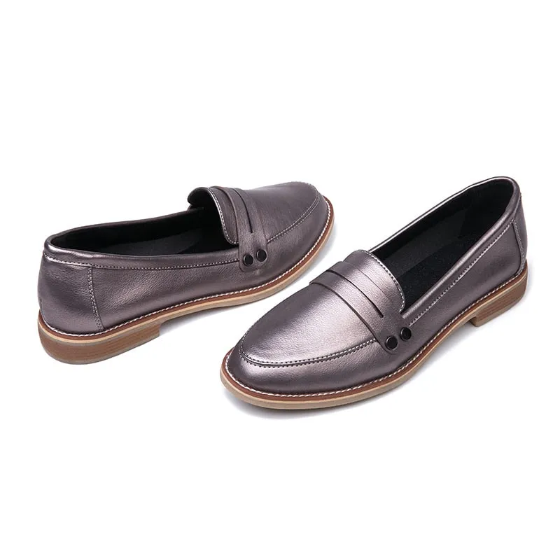 Women's Spring/Autumn Casual Round Toe Loafers