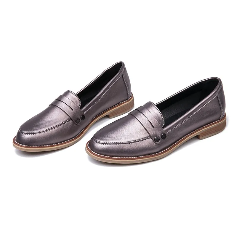 Women's Spring/Autumn Casual Round Toe Loafers