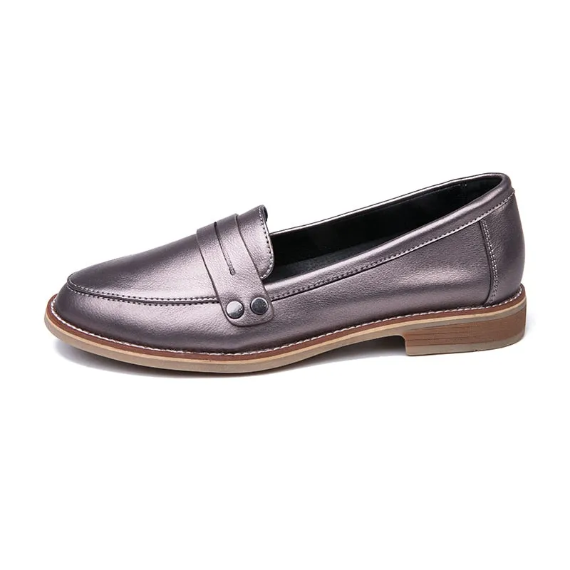 Women's Spring/Autumn Casual Round Toe Loafers